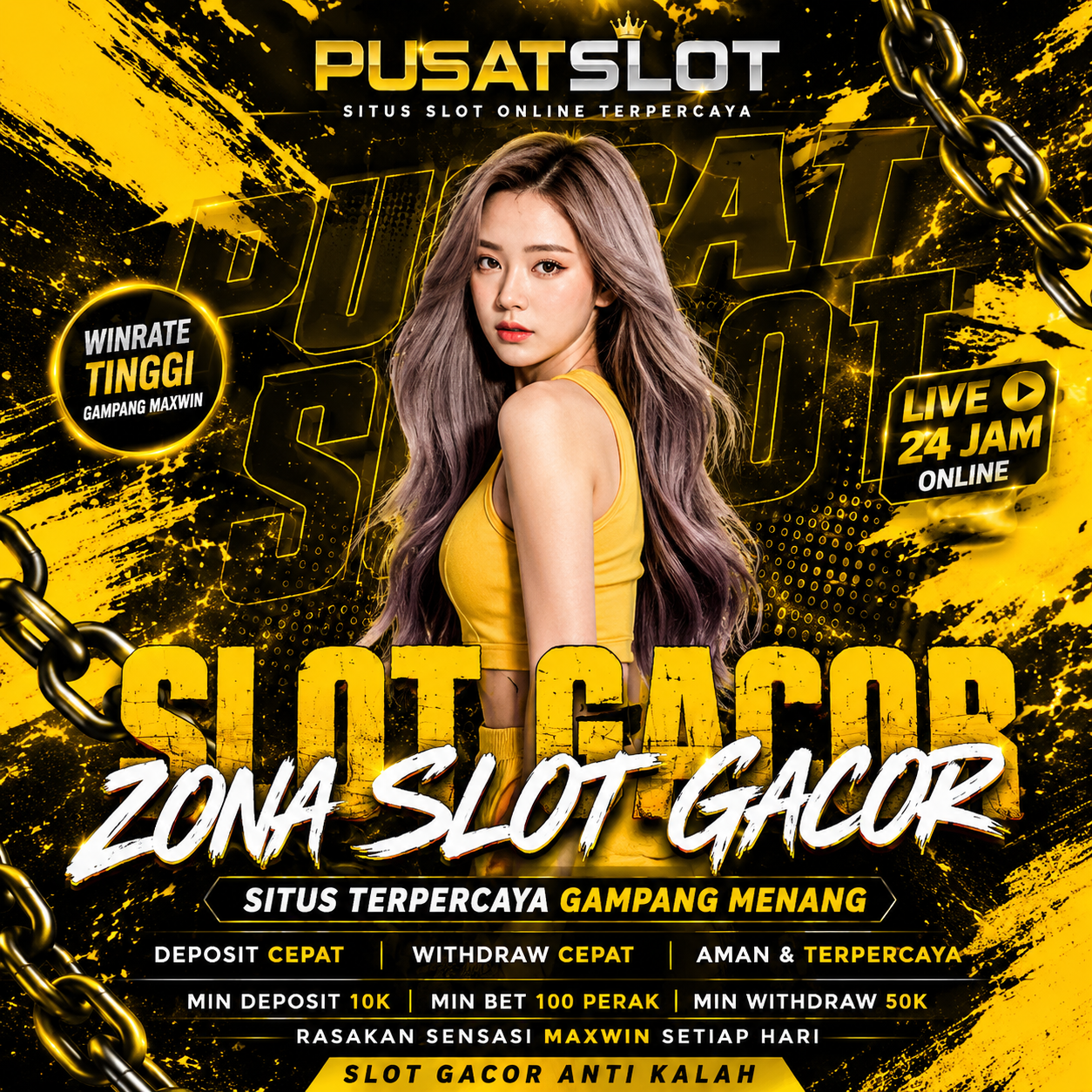 PUSATSLOT # When You Back To Play Slot Gacor Today Easy Win